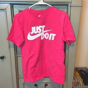 JUST DO IT NIKE Pink Top